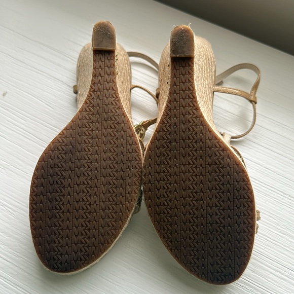 Michael Kors Patent Leather Straps Wedges - Picture 4 of 5